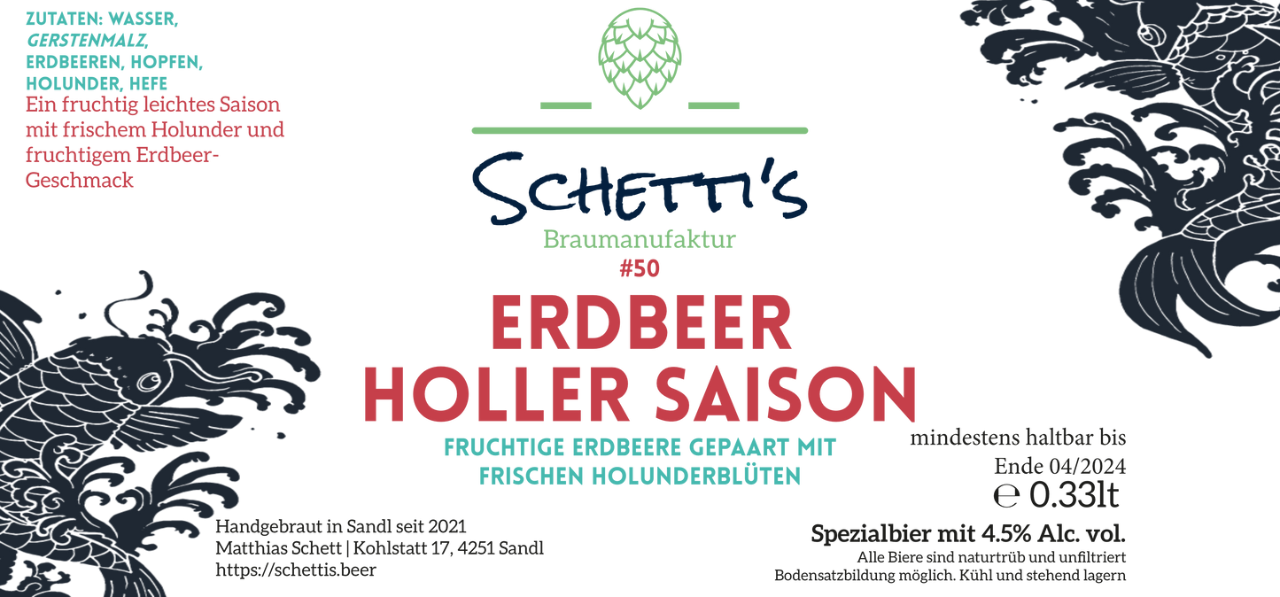 Erdbeer Holunder Saison